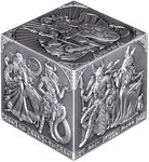 Pièce de monnaie en Argent 500 Francs g 1000 (1 Kg) Millésime 2026 NORSE GODS 3D (PRÉCOMMANDE)