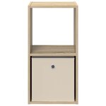 vidaXL Table de chevet 2 pc Chêne Sonoma 35 x 32 x 68 5 cm