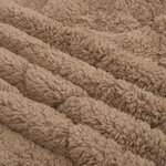 vidaXL Duvet d'hiver 220 x 260 cm Hiver Taupe Respirant