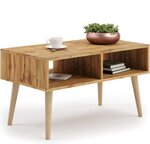 Table basse SANDI bois foncé