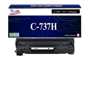 T3AZUR -Toner compatible avec Canon 737 (9435B002) pour Canon MF229dw  MF231  MF232w  MF237w  MF244dw  MF247dw  MF249dw