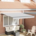 vidaXL Cadre de auvent Anthracite 3 5 x 2 5 m
