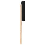 vidaXL Tête de lit capitonnée Marron et Noir 160 cm Pin massif