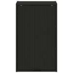 vidaXL Cabinet de salle de bain Montage mural Noir 39 x 23 5 x 65 cm