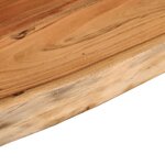 vidaXL Étagère murale rectangulaire massif acacia bordure assortie