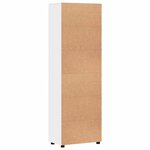vidaXL Haut Armoire FLORIN Blanc 60 x 35 x 182 cm Bois d'ingénierie