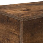 vidaXL Chêne Fumé 101 x 30 x 74 cm