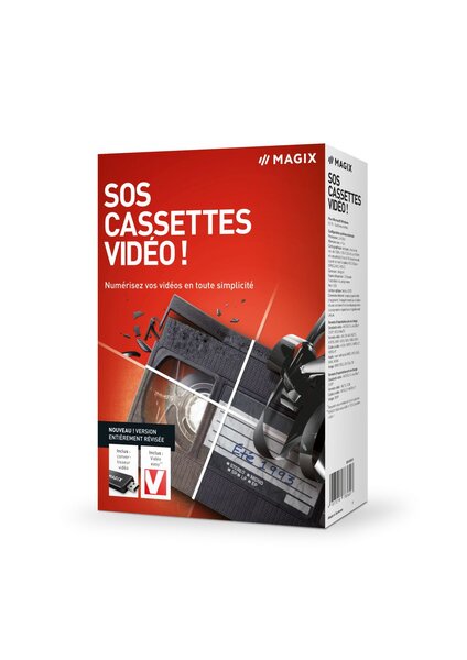 Magix - SOS Cassettes vidéo (Version 2022) Numérisez vos vidéos en toute simplicité