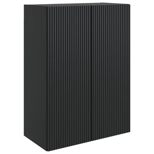 vidaXL Armoire Murale Noir 66 x 34 5 x 90 cm Bois d'ingénierie