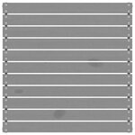 Repose-pied de jardin gris bois de pin solide 02_0014948