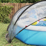vidaXL Dôme de piscine Transparent 405 x 405 x 192 cm PVC
