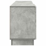 vidaXL Meuble TV Gris béton 150 x 31 x 47 cm Bois d'ingénierie
