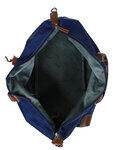 Sac de voyage Light - Finition en cuir - KATANA - 70 CM - 29320-Bleu