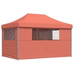 vidaXL Tente de fête 292 x 440 x 315 cm Terre cuite Tissu Oxford