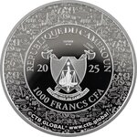 Pièce de monnaie en Argent 1000 Francs g 31.1 (1 oz) Millésime 2025 Journey of a Lifetime CHRIST THE REDEEMER