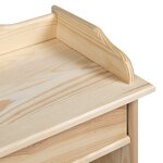 Porte-bouteilles vidaXL 90x60x30 cm en bois massif de pin