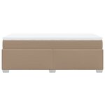 vidaXL Sommier à lattes de lit avec matelas Cappuccino 80x200 cm
