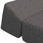 vidaXL Canapé-lit pliable Gris clair 60 x 70 x 41 cm Tissu