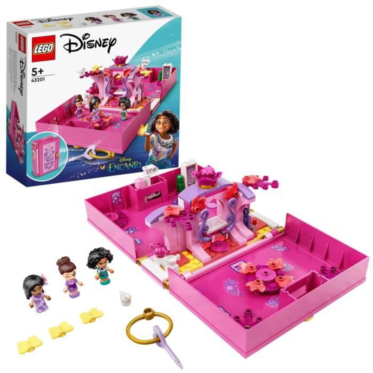 Lego 43201 disney princess la porte magique d'isabela pour enfants
