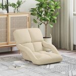 vidaXL Chaise de sol réglable avec accoudoir