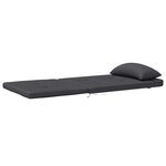 vidaXL Coussins de chaise adirondack lot de 2 anthracite tissu oxford