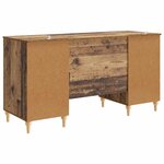 vidaXL Bureau Bois ancien 142 5 x 50 x 75 cm Bois d'ingénierie