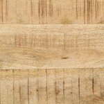 vidaXL Meuble TV mural 100x32x25 cm bois massif manguier brut