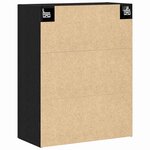 vidaXL Meuble mural Chêne noir 69 5 x 34 x 90 cm Bois d'ingénierie