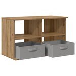 vidaXL Support de télévision 79 x 40 x 48 cm Chêne artisanal
