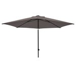 Madison Parasol de jardin Mykanos 250 cm taupe