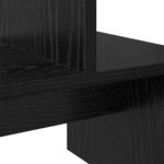 vidaXL Meuble TV Chêne noir 180 x 30 x 43 cm Bois d'ingénierie