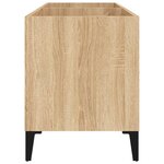 vidaXL Armoire à disques chêne sonoma 74 5x38x48 cm bois d'ingénierie