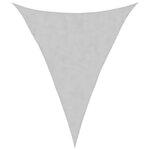 vidaXL Voile d'ombrage gris clair 5x6x6 m 100  polyester oxford