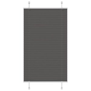vidaXL Store plissé noir 70x150 cm largeur du tissu 69 4 cm polyester