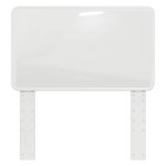 vidaXL Tête de lit Blanc Brillant 80 cm Bois d'ingénierie