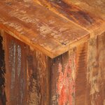 vidaXL Meuble TV 110x30x40 cm Bois massif de récupération