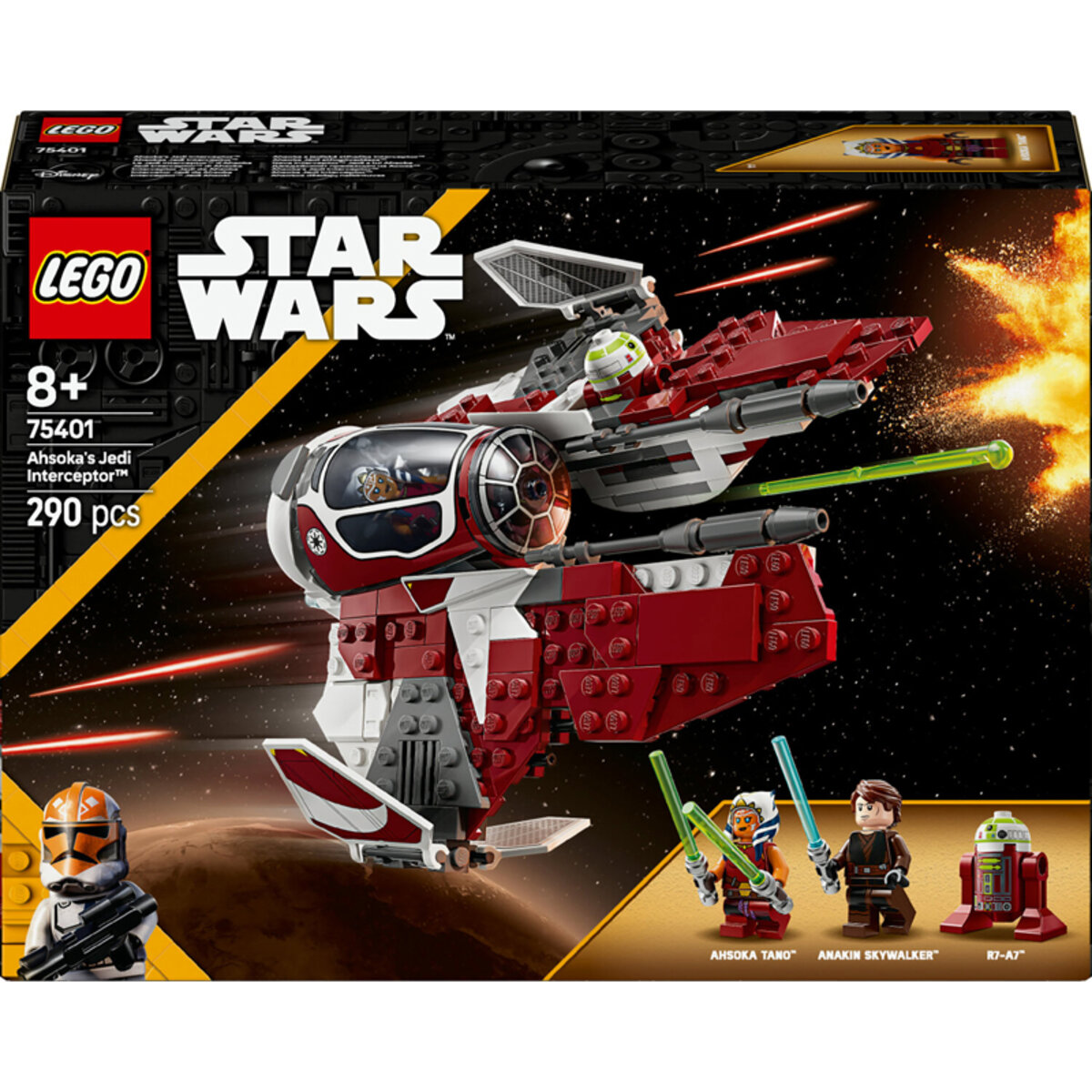 LEGO 75401 Jedi Interceptor Dahsoka Star Wars La Poste