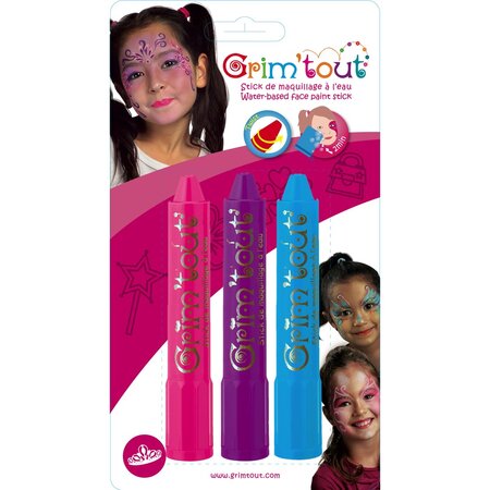 Crayons maquillage sans parabène 3 sticks Princesse