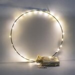 Guirlande lumineuse 20 mini led 130 cm avec fil et minuterie
