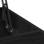 vidaXL Table basse Chêne noir 80 x 50.5 x 41.5 cm Bois d'ingénierie