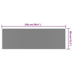 vidaXL Tapis d'extérieur aqua et blanc 80x250 cm design réversible