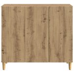 vidaXL Buffet Chêne artisanal 89 x 34 5 x 80 cm Bois d'ingénierie