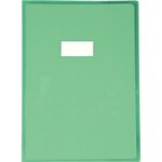 Protège-cahier cristalux sans rabats PVC 22/100ème 21 x 29 7 cm vert CALLIGRAPHE