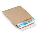 Pochette carton recyclé à fermeture adhésive - pochette brune ouverture petit côté  42 8x57 8 cm (lot de 50)