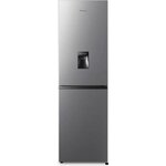 Réfrigérateur congélateur bas - hisense - 240l (159l + 81l) - froid statique - l55x h174 5x p56 2 - silver