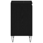 vidaXL Cabinet de Lavabo Chêne noir 58 x 33 x 60 cm Bois d'ingénierie