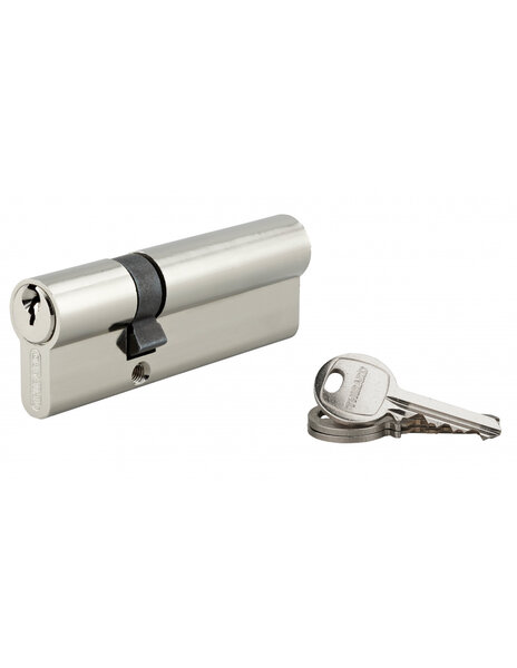 THIRARD - Cylindre de serrure double entrée SA UNIKEY (achetez-en plusieurs ouvrez avec la même clé) 30x60mm 3 clés nickelé - THIRARD