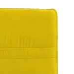 vidaXL Chaises à manger lot de 4 jaune velours