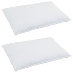 vidaXL Couette Autre 3 Pièces Blanc 200 x 200 cm Bas