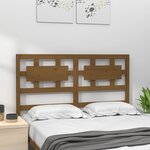 vidaXL Tête de lit Marron miel 145 5x4x100 cm Bois massif de pin